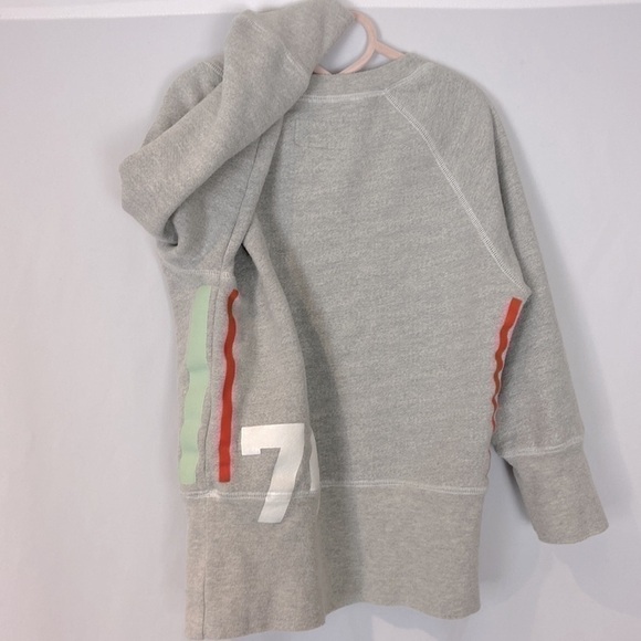 Current/Elliott Women’s The Dallas Sweatshirt Cropped Heather Gray size 4 small - Picture 4 of 8